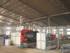 winding pipe extruding machine