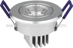 high power 1x3W led downlights