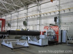 winding pipe extruder machine