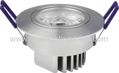 Dia83mm 3x1W recessed led downlight