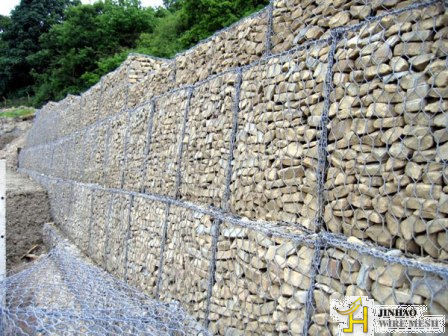 H exagonal gabion wall