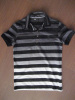 summer mens stripe polo shirt