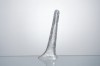 clear glass candle holder