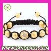 Handmade Charm Shamballa Style Bracelet Jewelry