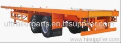 FLATBED container SEMI TRAILER