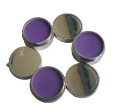 round plastic case lip gloss