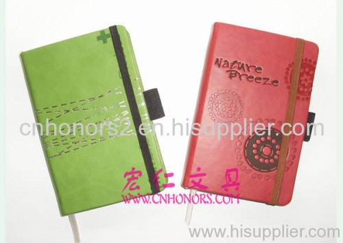 Notebooks with elastic band