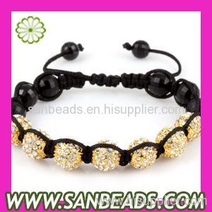 YH2013 Lovely Shamballa Beads Bracelet