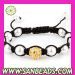 Weave String Shamballa Beads Bracelets With Crystal