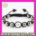 Shiny Shamballa Inspired Beads Bracelet