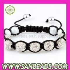 Fashion cheap replica Shamballa Bracelets with pave Crystal Disco ball Beads wholesale