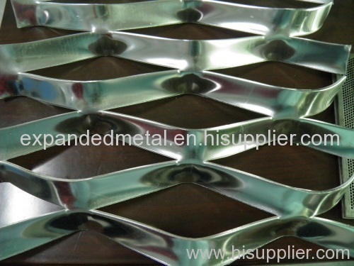 Heavy expanded metal sheet