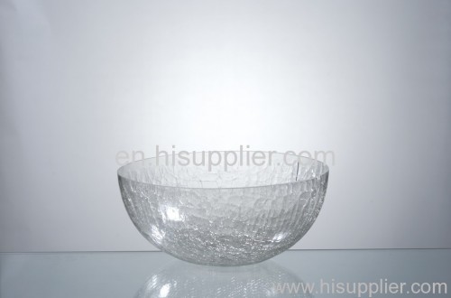 round glass candle bowl