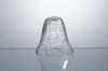crackle glass candle holder for family