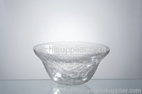 crackle candle bowl