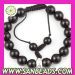Black Round BeadsThomas Sabo Bracelet