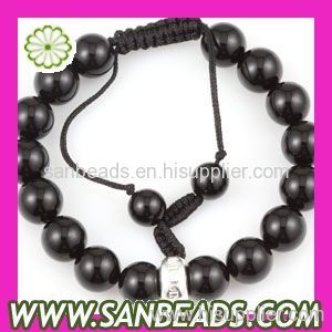 Black Round BeadsThomas Sabo Bracelet