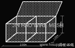 hot-dipped galvanized gabion mesh