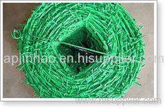 PVC coated barbed wire