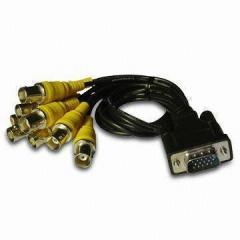 CCTV cable, DVR cable, BNC RG59 coaxial cable, 75-5 cable, DB15 cable, monitor cable, matrix cable, video cable