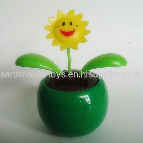 solar flower/Funny Toy Gift Flip Flap/Swing Solar Flower