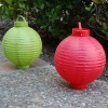 Battery operated paper latern for garden decoration