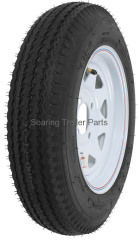 Steel Trailer Wheel Mounted with Tire