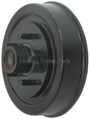 5 on 4-1/2 Complete Hub-and-Drum Assembly - Electric or Hydraulic Brakes - 10