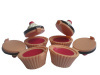 cute red point top cupcake lip gloss