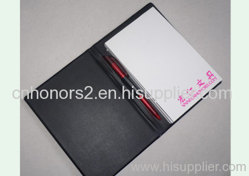Faux Leather Notepad