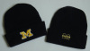 100% Acrylic knitted embroidered hats