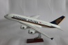 resin plane model Airbus380 Singapore 45CM