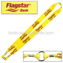 Flat Polyester lanyard