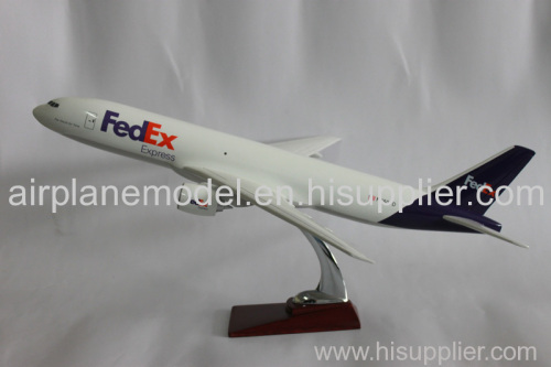 resin model airplane B777 FedEx 47CM