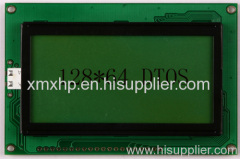 128*64 graphic LCD module with yellow-green mode