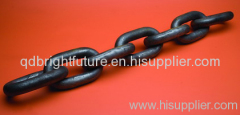 High strength mining round link chain