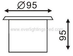 Dia.95mm Led underground light