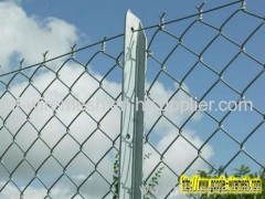 Chain link fencing