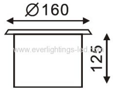 Dia.160mm stainless steel Led underground light