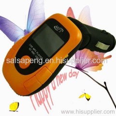 Car mp3 player with Bluetooth and wireless fm transmitter,handsfree car kit