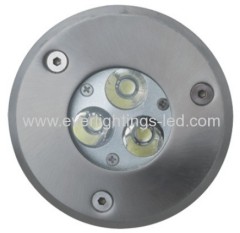 Dia.95mm stainless steel 3x1W Led underground lights