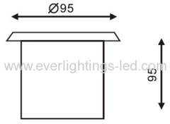 Dia.95mm 3x1W Led underground lights