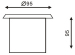 Dia.95mm stainless steel 3x1W Led underground lights