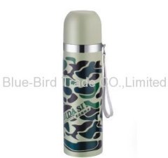 Camouflage bullet stainless steel travel mug