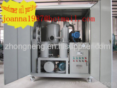 transformer oil purification plant/ transformer oil reconditioning plant/oil recycling purifier