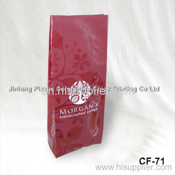 matte coffee bag with valve