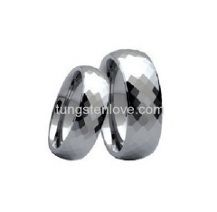 Classical Tungsten Wedding Bands (a Pair) - Free Shipping
