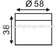 Dia.58mm Led underground lights