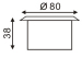 Dia.80mm Led underground light