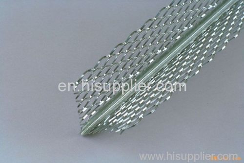 expanded corner of wall mesh